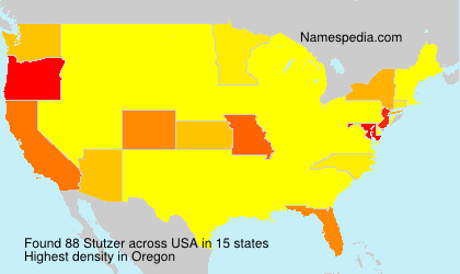 Surname Stutzer in USA Surname Stutzer in USA