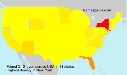 Surname Stuven in USA Surname Stuven in USA