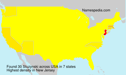 Surname Stuzynski in USA Surname Stuzynski in USA