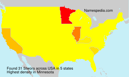 Surname Stwora in USA Surname Stwora in USA