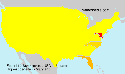 Surname Styar in USA Surname Styar in USA
