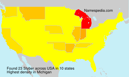 Surname Styber in USA Surname Styber in USA