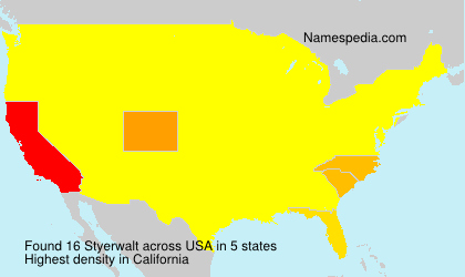 Surname Styerwalt in USA Surname Styerwalt in USA