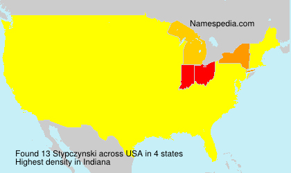 Surname Stypczynski in USA Surname Stypczynski in USA