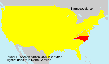 Surname Stywalt in USA Surname Stywalt in USA