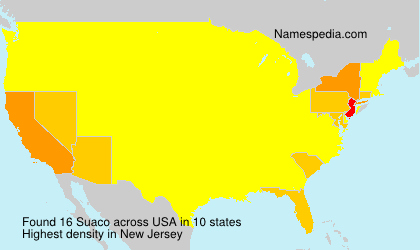 Surname Suaco in USA Surname Suaco in USA