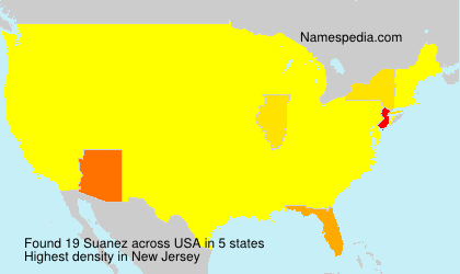 Surname Suanez in USA Surname Suanez in USA