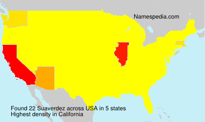 Surname Suaverdez in USA Surname Suaverdez in USA