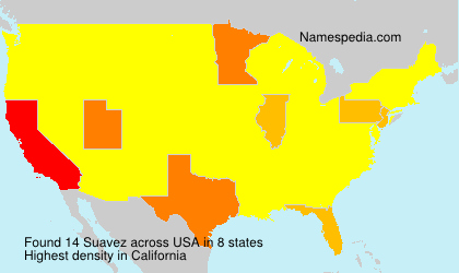 Surname Suavez in USA Surname Suavez in USA