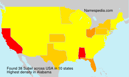 Surname Subel in USA Surname Subel in USA