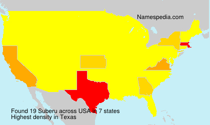 Surname Suberu in USA Surname Suberu in USA