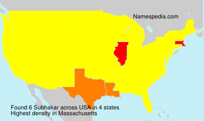 Surname Subhakar in USA Surname Subhakar in USA