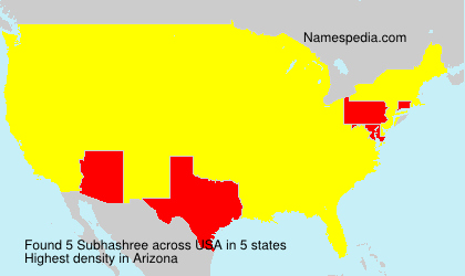 Surname Subhashree in USA Surname Subhashree in USA