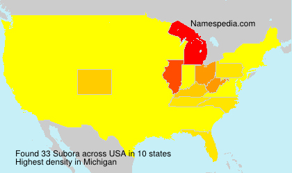 Surname Subora in USA Surname Subora in USA