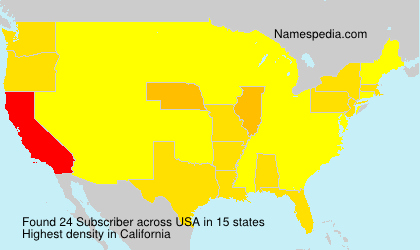 Surname Subscriber in USA Surname Subscriber in USA