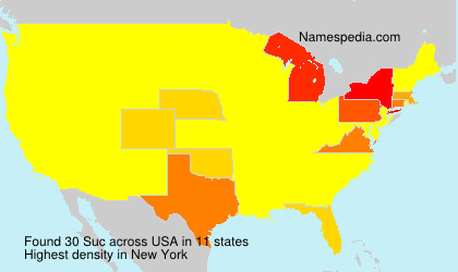 Surname Suc in USA Surname Suc in USA