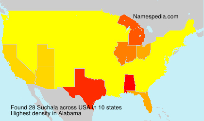 Surname Suchala in USA Surname Suchala in USA