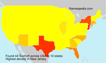 Surname Suchoff in USA Surname Suchoff in USA