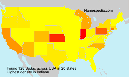 Surname Sudac in USA Surname Sudac in USA