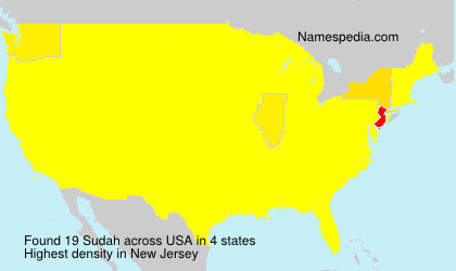 Surname Sudah in USA Surname Sudah in USA