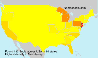 Surname Sudia in USA Surname Sudia in USA