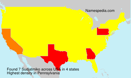 Surname Sudjatmiko in USA Surname Sudjatmiko in USA