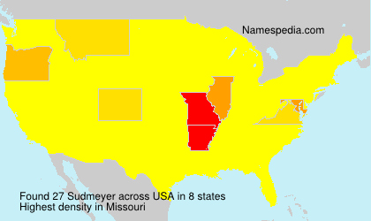 Surname Sudmeyer in USA Surname Sudmeyer in USA