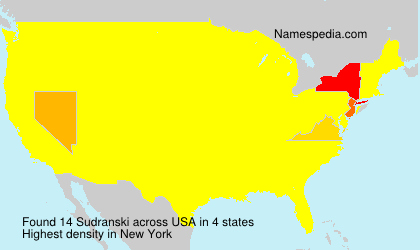Surname Sudranski in USA Surname Sudranski in USA