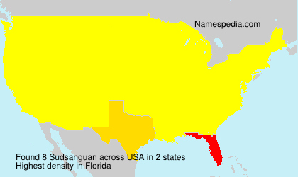 Surname Sudsanguan in USA Surname Sudsanguan in USA