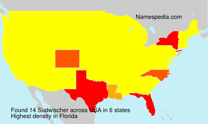 Surname Sudwischer in USA Surname Sudwischer in USA