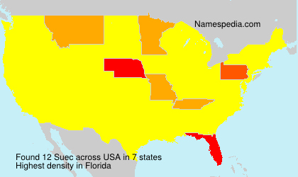 Surname Suec in USA Surname Suec in USA