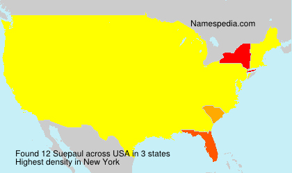 Surname Suepaul in USA Surname Suepaul in USA