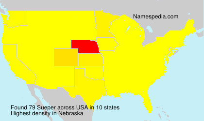 Surname Sueper in USA Surname Sueper in USA