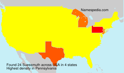 Surname Suessmuth in USA Surname Suessmuth in USA