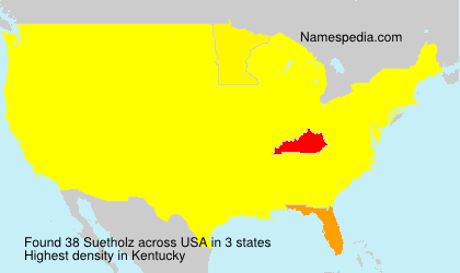 Surname Suetholz in USA Surname Suetholz in USA