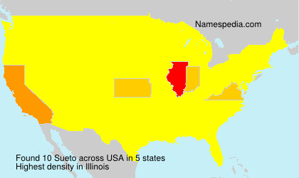 Surname Sueto in USA Surname Sueto in USA