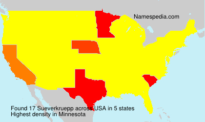 Surname Sueverkruepp in USA Surname Sueverkruepp in USA