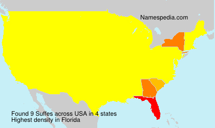 Surname Suffes in USA Surname Suffes in USA