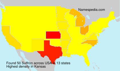 Surname Suffron in USA Surname Suffron in USA