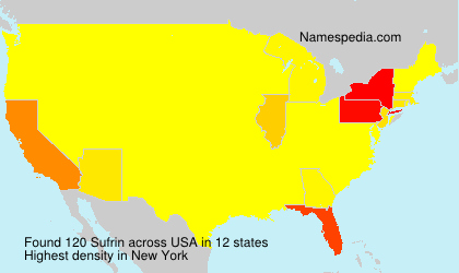 Surname Sufrin in USA Surname Sufrin in USA