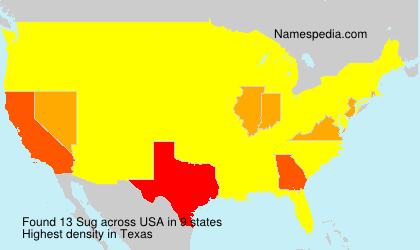 Surname Sug in USA Surname Sug in USA