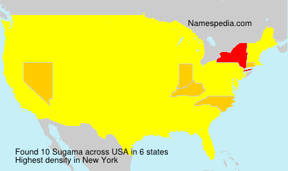 Surname Sugama in USA Surname Sugama in USA