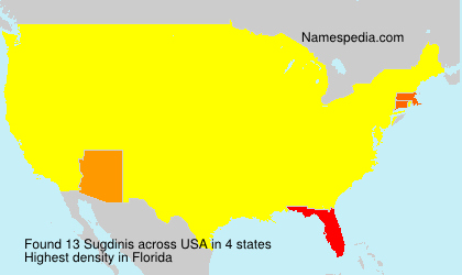 Surname Sugdinis in USA Surname Sugdinis in USA