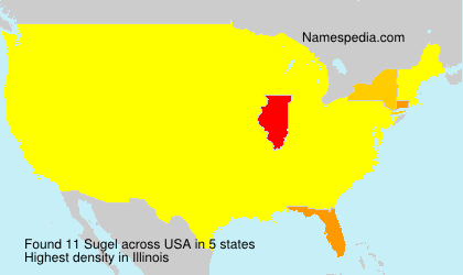Surname Sugel in USA Surname Sugel in USA