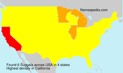 Surname Suggala in USA Surname Suggala in USA