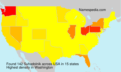 Surname Suhadolnik in USA Surname Suhadolnik in USA
