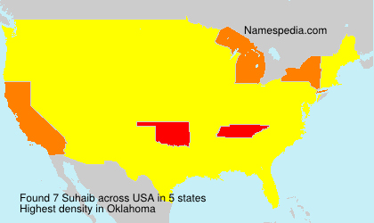 Surname Suhaib in USA Surname Suhaib in USA