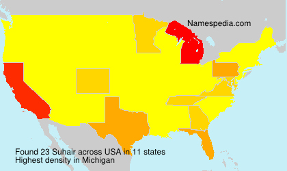 Surname Suhair in USA Surname Suhair in USA