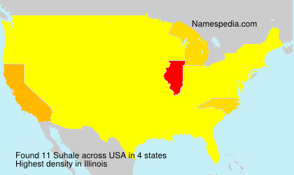 Surname Suhale in USA Surname Suhale in USA