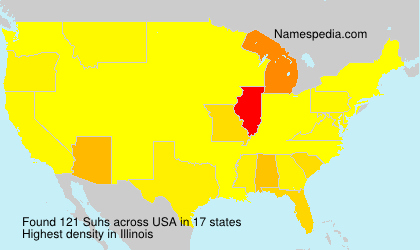 Surname Suhs in USA Surname Suhs in USA